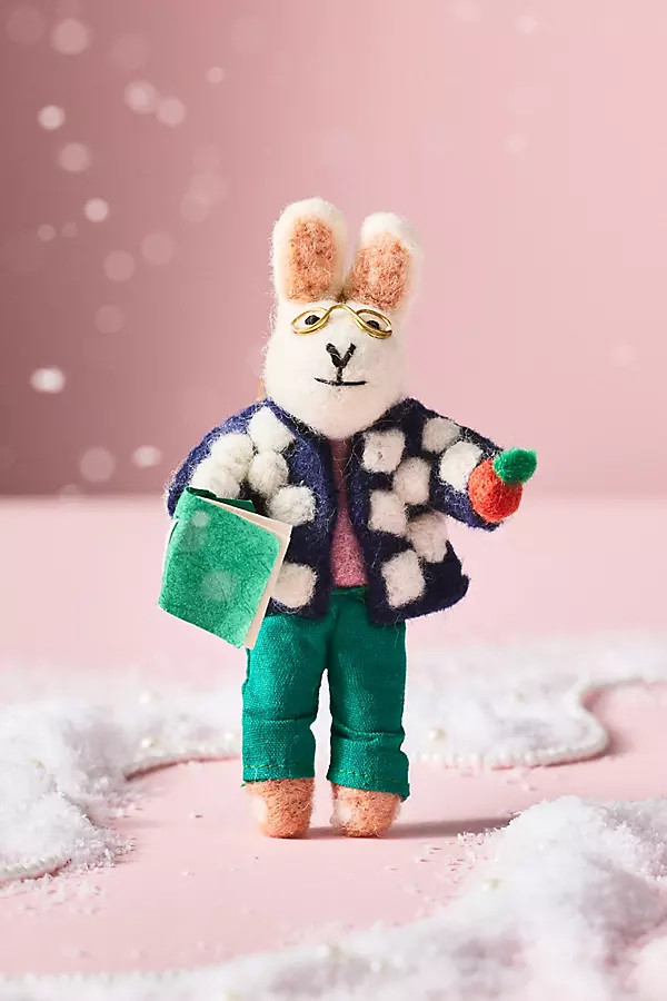 Busy Bunny Felt Ornament | Anthropologie (UK)