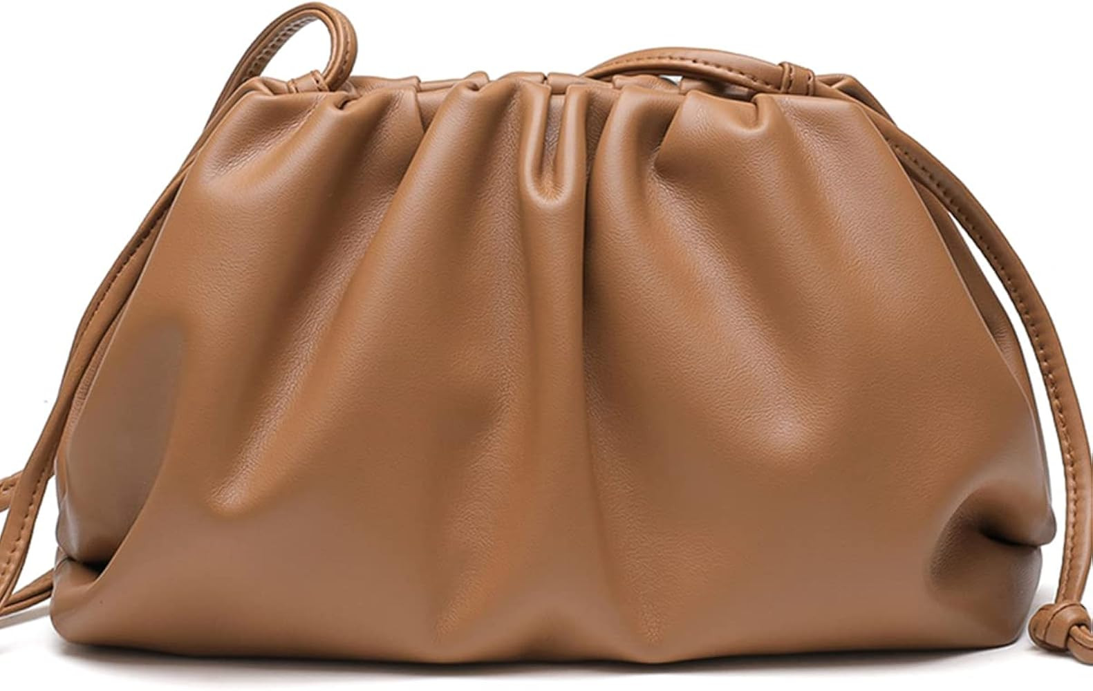 XAP Clutch Purse for Women Dumpling Bag Trendy Designer Ruched Handbag Fashion Teen Pouch | Amazon (US)