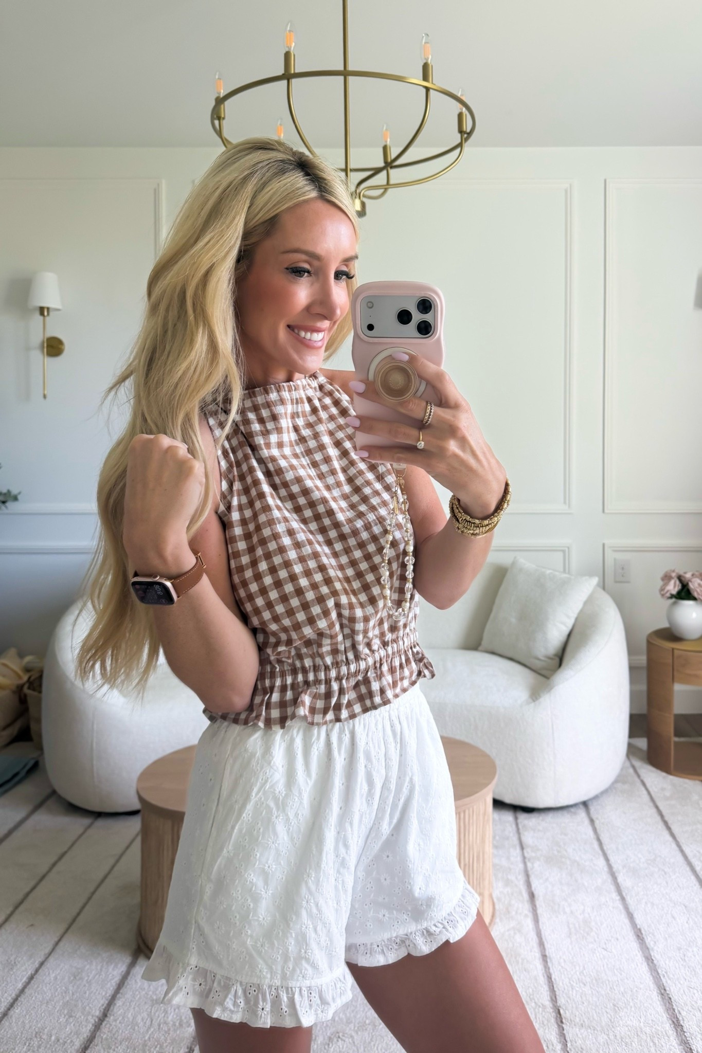 how cute is this summer outfit?? Love the gingham so much! 

Summer style, summer outfits, halter top, everyday look, casual style, white shorts, summertime, Amazon fashion

#LTKgrwm #LTKootd #LTKmomlife