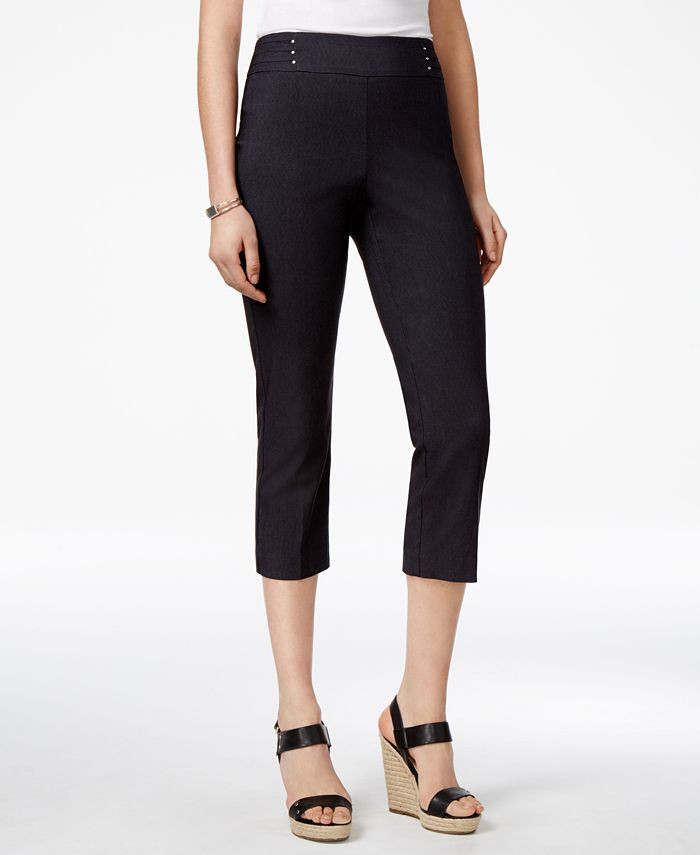 Embellished Pull-On Capri Pants, Created for Macy's | Macys (US)