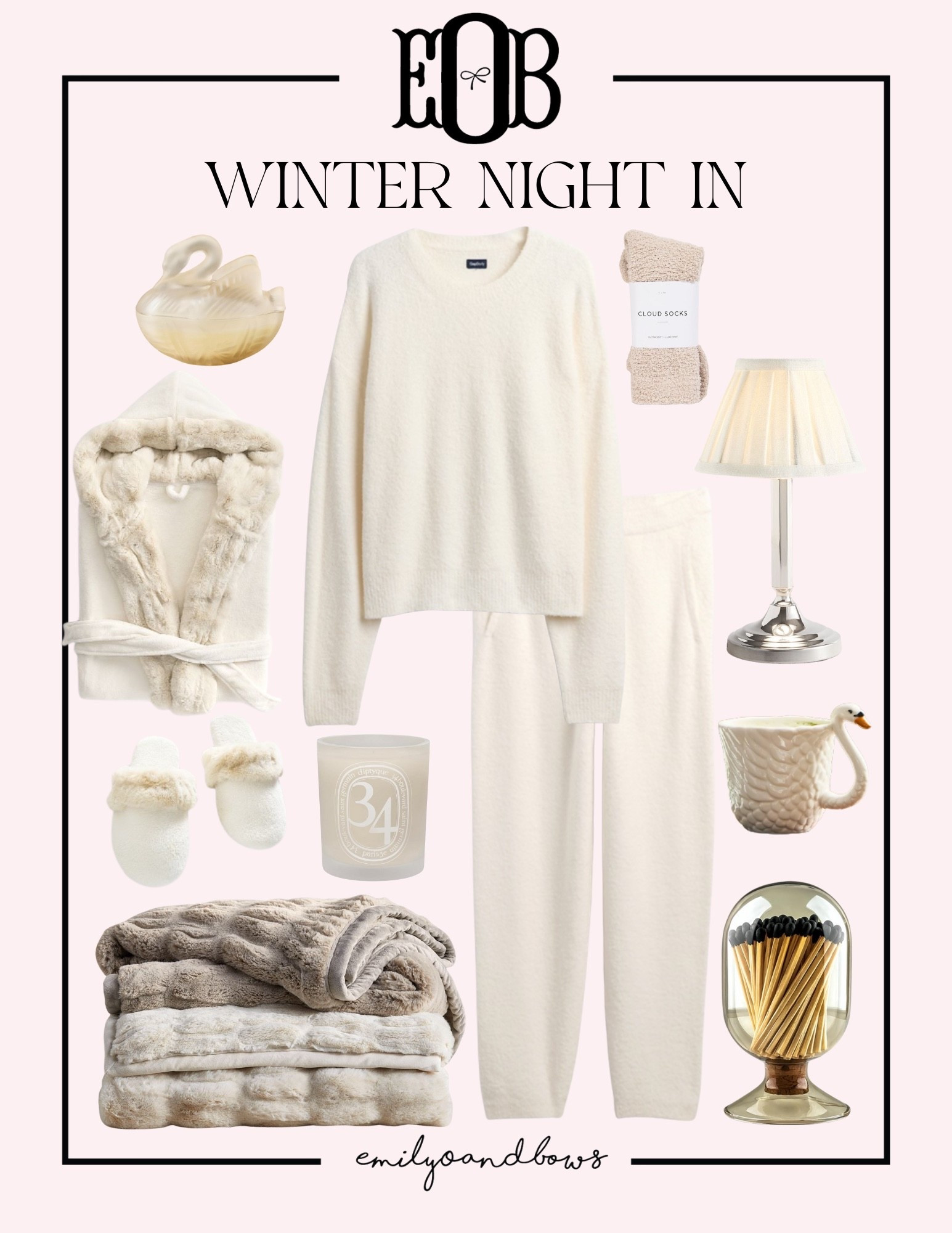 Cozy winter night in! Sharing a lovely set, accessories and more for this cold winter we are having! 