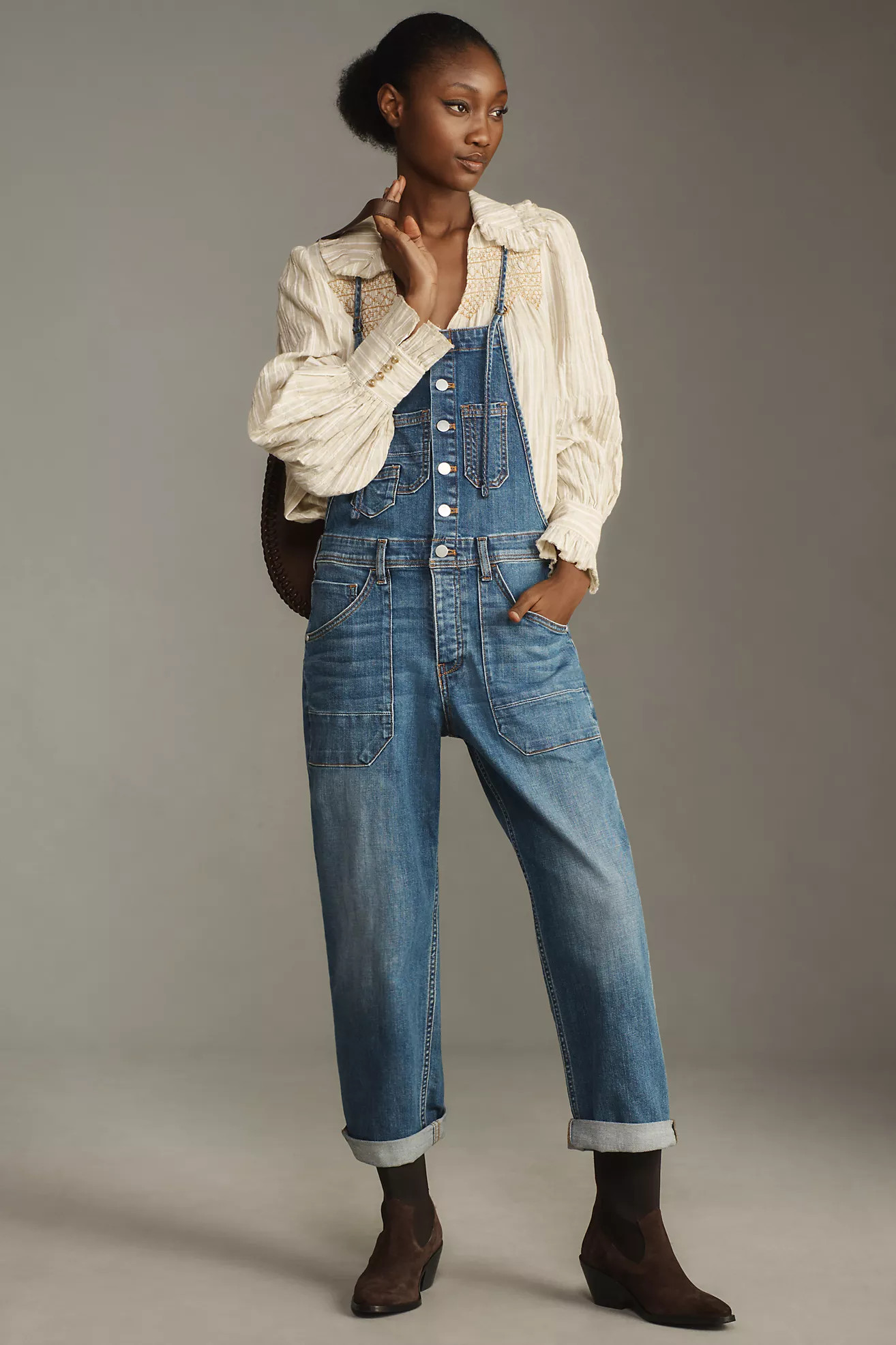 Pilcro Painter Denim Overalls | Anthropologie (US)