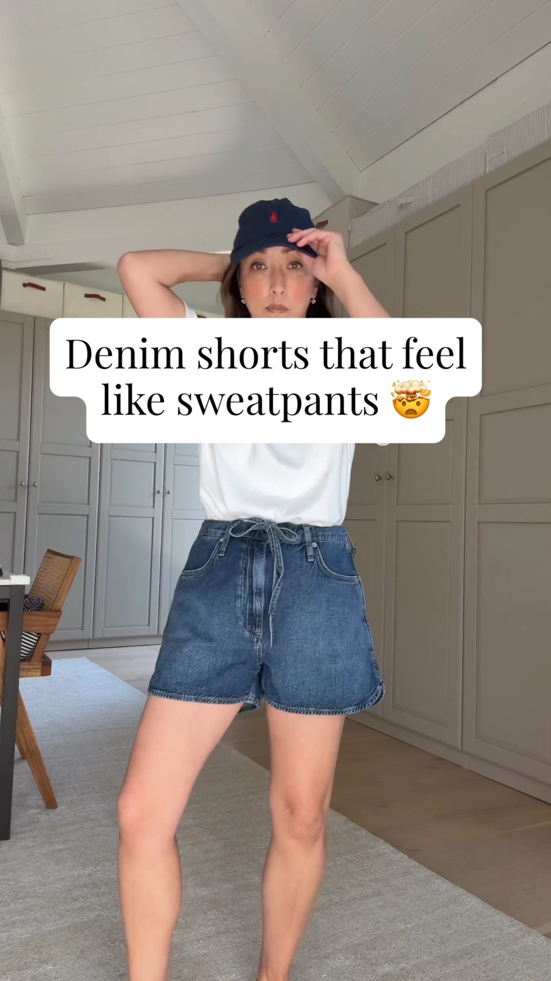 New arrivals and denim shorts that feel like sweatpants. 

Aritzia tee medium
Rag & Bone shorts small 
Steve Madden jellies 5
The Row bag medium
Polo chino hat
Dorsey James necklace 15”
Electric picks earrings

#LTKgrwm #LTKmomlife #LTKPetite