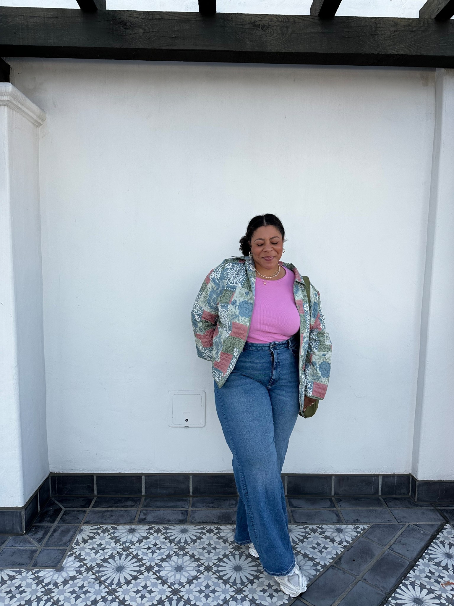 Jacket is thrifted but linked some other versions! I have the pink torrid one and it’s so cute!

Jeans are warpt and Weft size 20 NCE WIDELEG ( can’t link the website but linked other places that sell them! ) 

Top is anthologies but sold out in this color ✨

#LTKFindsUnder50 #LTKPlusSize #LTKStyleTip