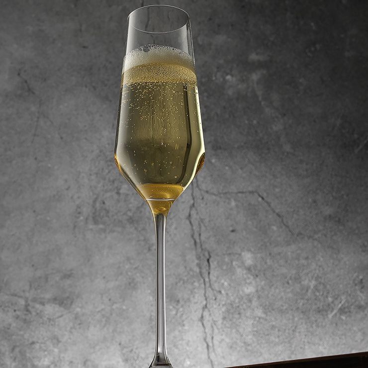 JoyJolt Layla Crystal Champagne Flute Glasses - Set of 4 Champagne Glasses – 6.7 oz | Target
