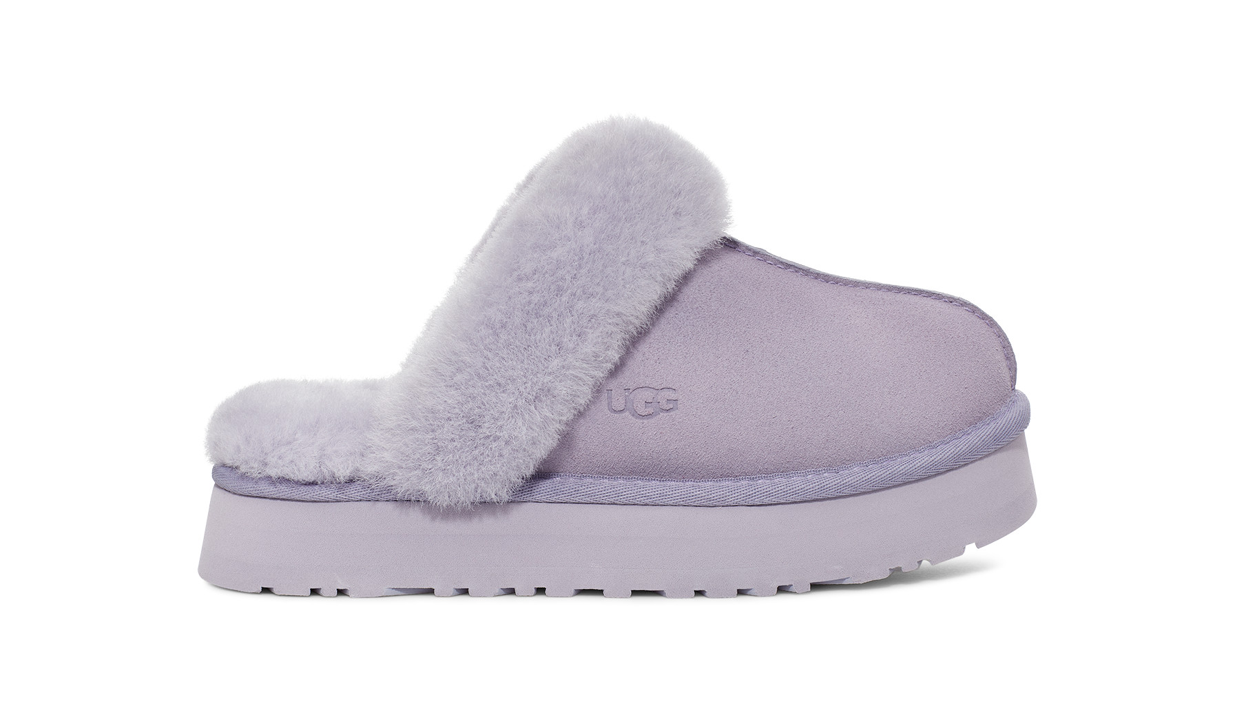 UGG Women's Disquette Sheepskin Slippers in June Gloom, Size 7 | UGG (US)