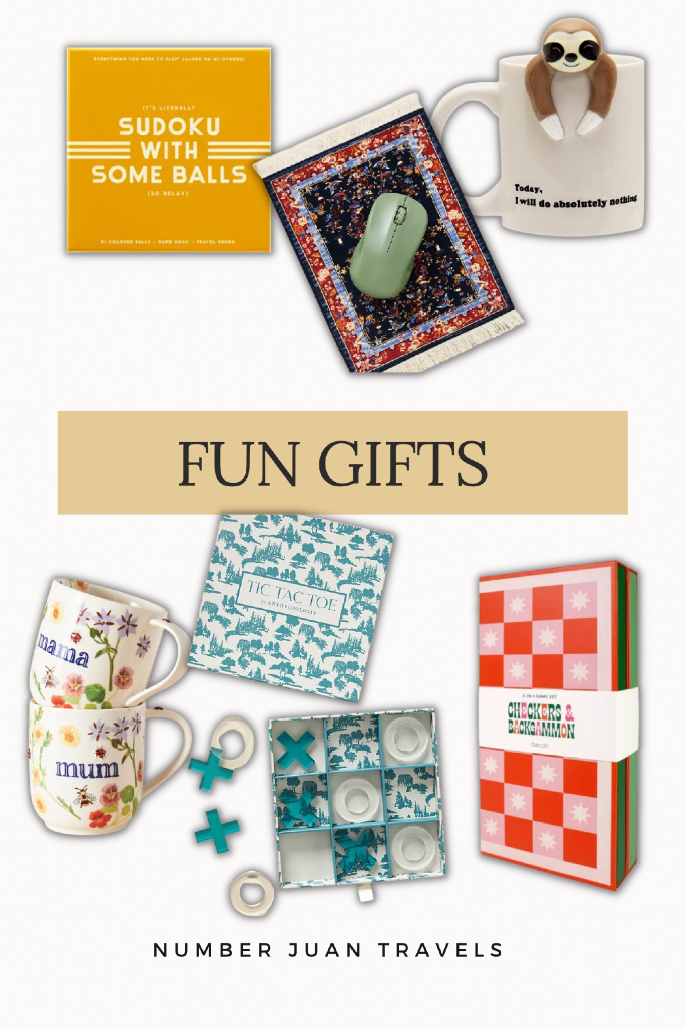 Happy April Fools Day! He are some fun gifts for any day of the year.

April fools day, fun gifts, aesthetic games, board games, coffee mug, Mother’s Day, mouse pad, 

#LTKGiftGuide #LTKhome