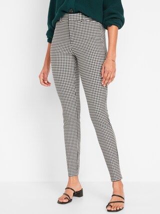 High-Waisted Printed Pixie Skinny Ankle Pants for Women | Old Navy (US)