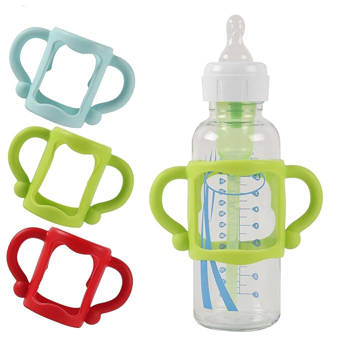 TonGass (3-Pack) Bottle Handles for Dr Brown Narrow Baby Bottles with Easy Grip Handles to Hold T... | Amazon (US)