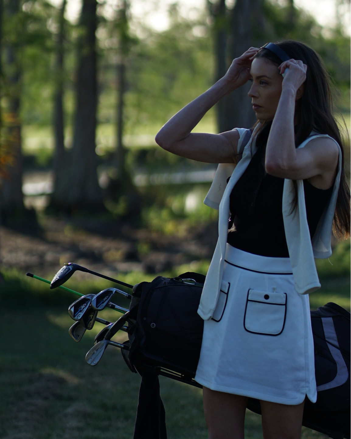 A color combination I never get tired of #blackandwhiteoutfit #golfoutfit #cutegolfoutfit #summeruniform

#LTKootd #LTKActive