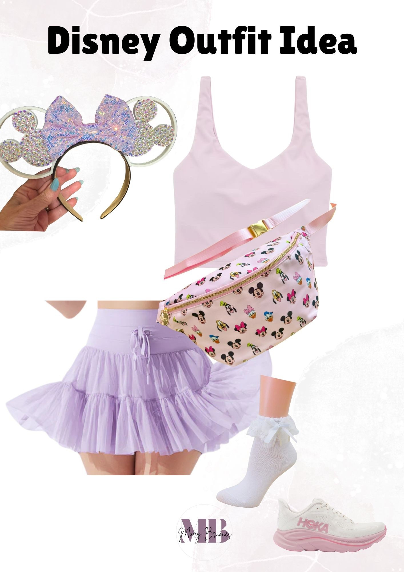 Disney outfit inspo! ✨ Ears are from Magic Mountain Ears and Belt bag from Sew Magic Co. 🏰

#LTKStyleTip #LTKTravel #LTKActive