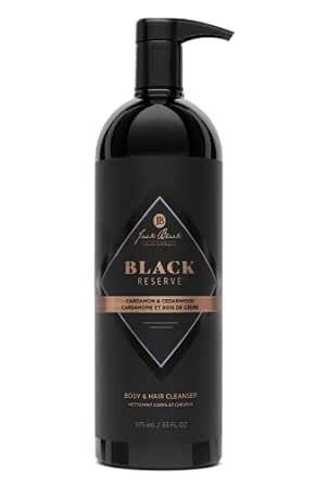 Amazon.com: Jack Black Black Reserve Body & Hair Cleanser with Cardamom & Cedarwood, 33 Fl Oz : E... | Amazon (US)