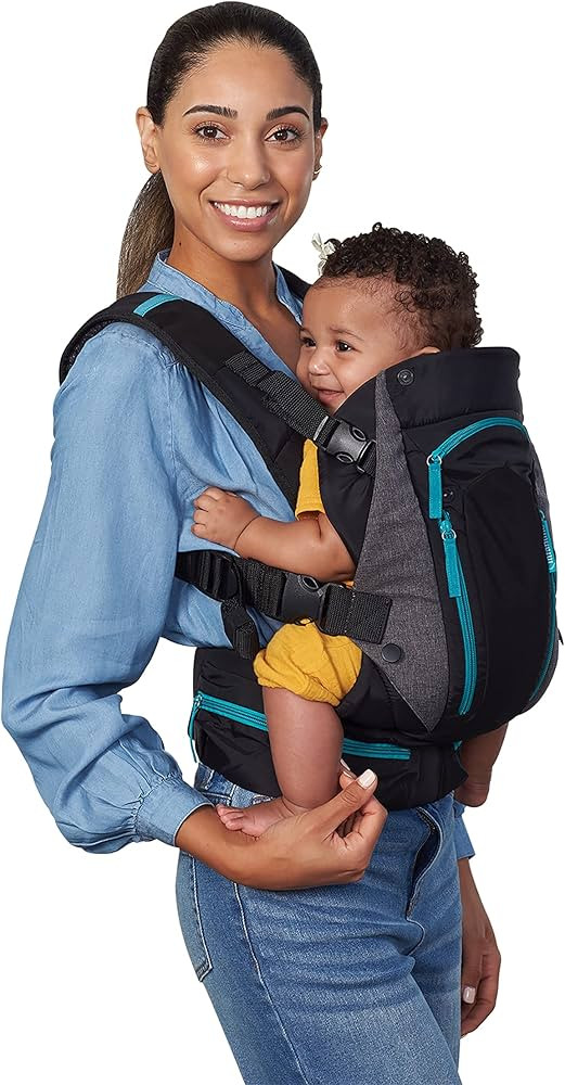Infantino Carry On Multi-Pocket Carrier - All-Positions, Black, Ergonomic Design for Newborns and... | Amazon (US)