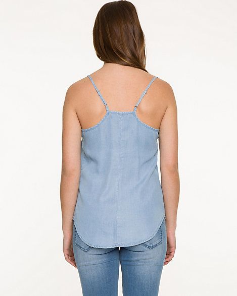 Lyocell V-Neck Tank Top
		STYLE: 332810 | Le Chateau Stores Inc.