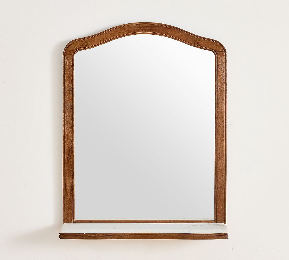 Scarlett Mirror With Shelf | Pottery Barn (US)