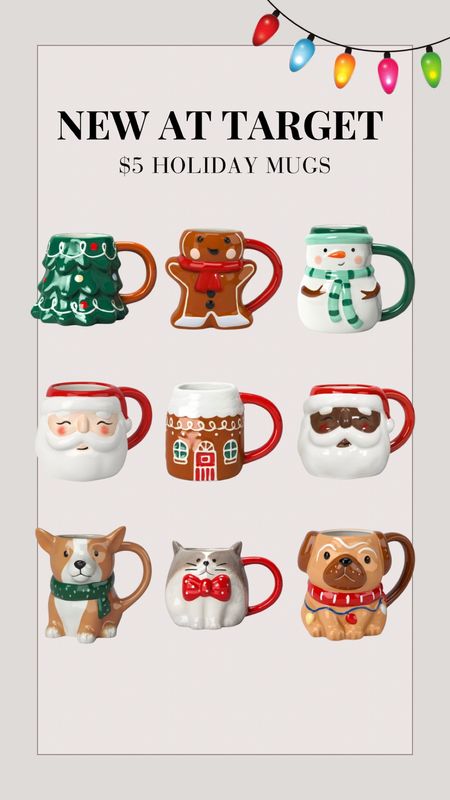 $5 Holiday mugs at Target 🎄🎅🏼⛄️❄️

#LTKhome #LTKfindsunder50 #LTKHoliday