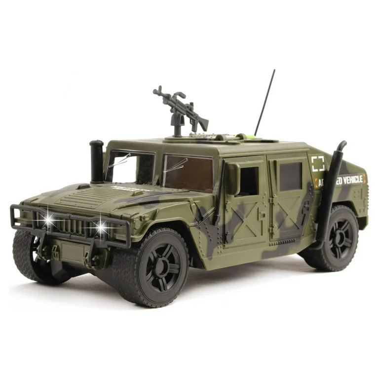 Vokodo Military Humvee Truck Friction Powered With Lights And Sounds Kids Push And Go 1:16 Scale ... | Walmart (US)