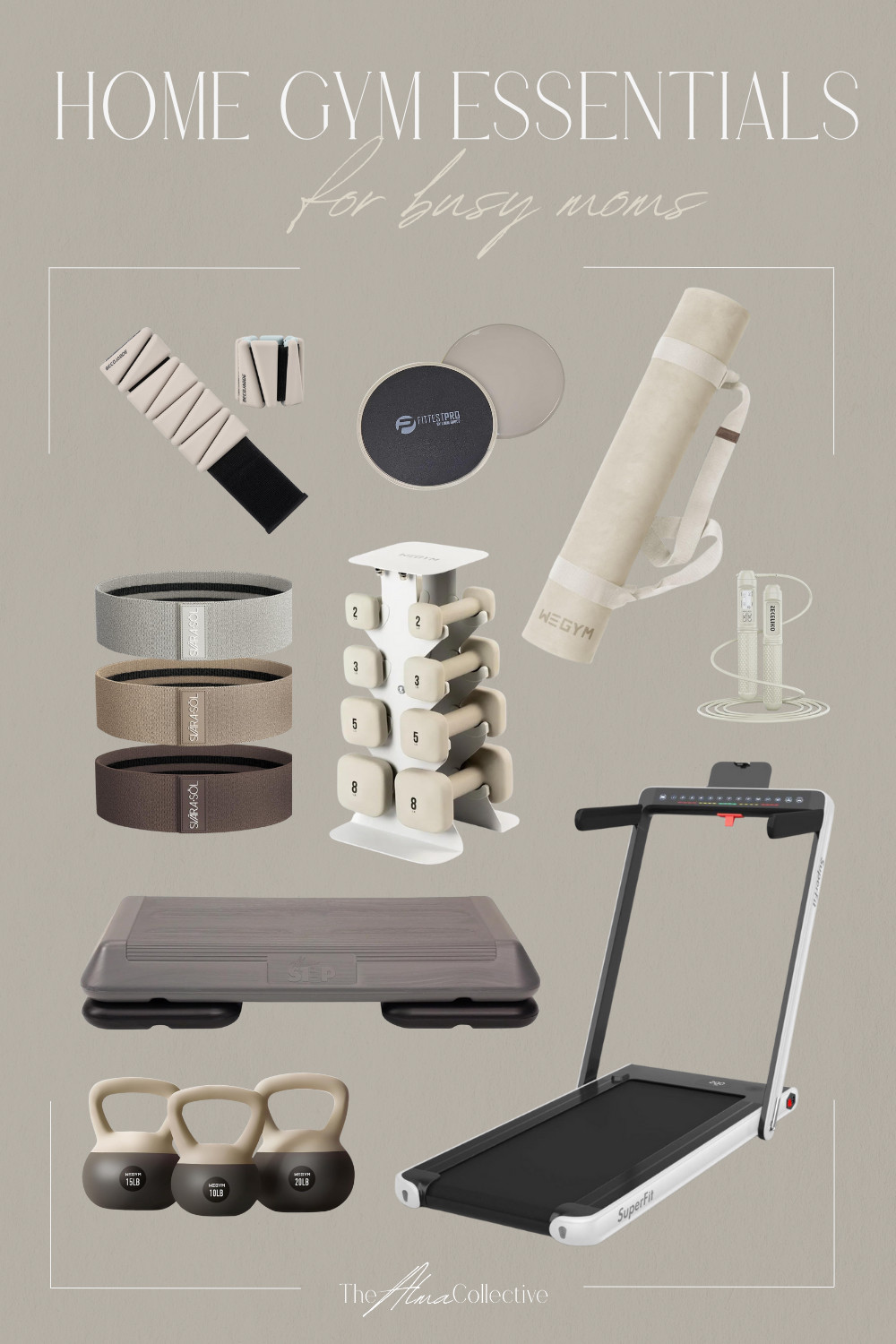 Workout essentials for the moms squeezing movement into nap times and early mornings 🤍 

 #LTKfitnessgoals #LTKmomlife #LTKActive