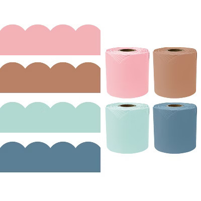 Carson Dellosa Education 65' Modern Boho 4 Pack Rolled Bulletin Board Border Set (4 rolled borders) | Target