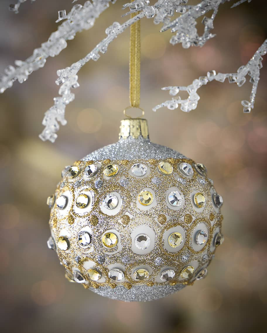 Neiman Marcus Frosted Glass Ornament | Neiman Marcus