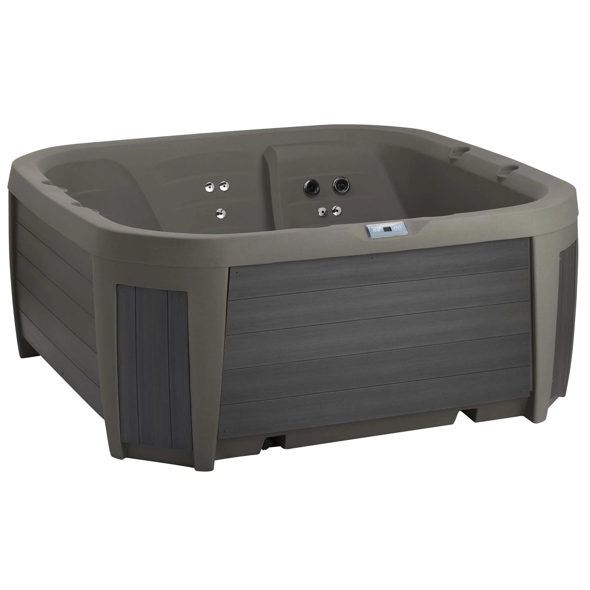 Maui Hot Tub 5-Person Lounger, 25 SS Jet, 110V/230V, Stainless Heater, Ozone, Waterfall and Upgra... | Wayfair North America