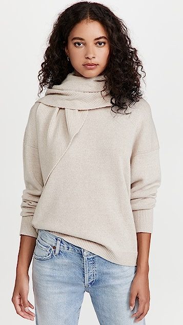 Rhea Pullover with Scarf Neck | Shopbop