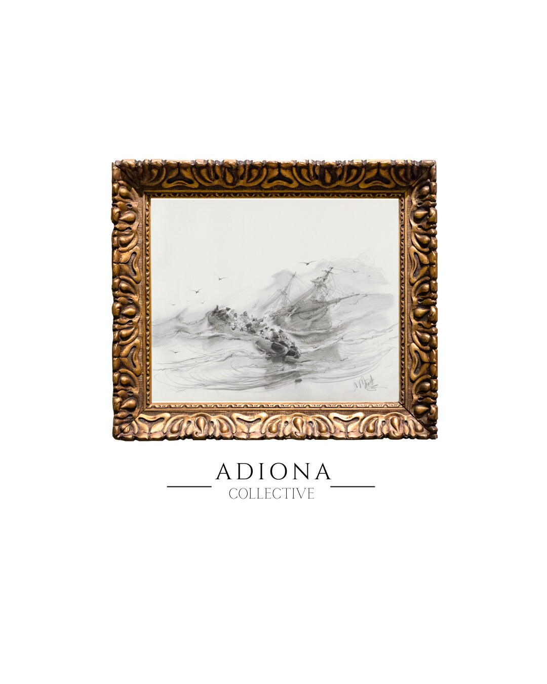 Abandon Ship Vintage Boat Sketch Ocean Sketch Nautical Art Vintage Artwork Printable Artwork PRIN... | Etsy (US)