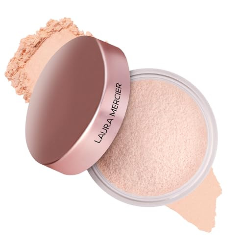 Laura Mercier Translucent Loose Talc-Free Setting Powder Ultra-Blur, Enlivens Fair to Medium Skin Tones, Color Correcting Pink Setting Powder, Tone-Up Rose | Amazon (US)