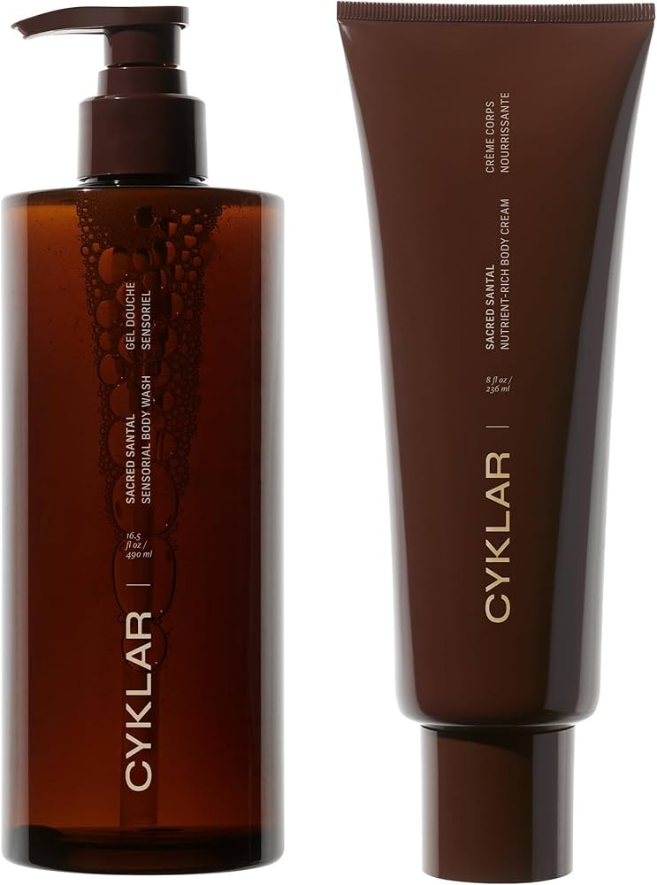 CYKLAR - Nutrient Rich Body Cream + Sensorial Body Wash - Bundle - Sacred Santal Fragrance | Amazon (US)