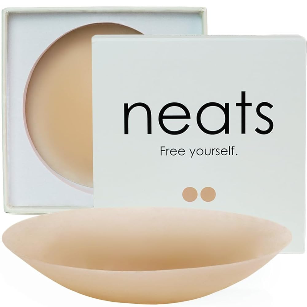 NEATS Nipple Covers for Women, Reusable & Hypoallergenic Silicone Pasties, Adhesive Breast Petals | Amazon (UK)