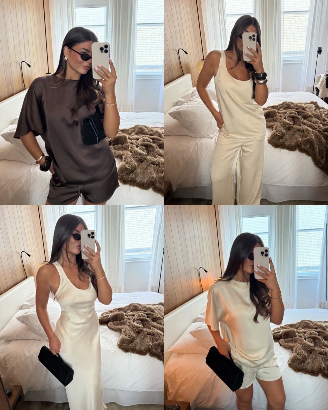 SATIN SETS - The bestselling Pretty Lavish brown satin trousers have just been restocked and now they have a whole new satin range with shorts and tops 😍

#satin #coord #matchingset 

#LTKdresses #LTKsummer #LTKspring