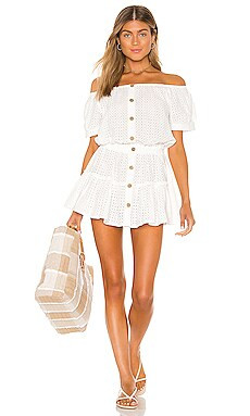 eberjey Portola Elsie Dress in Ecru from Revolve.com | Revolve Clothing (Global)
