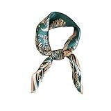 100% Mulberry Silk Scarfs for Women-Lightweight Square Satin Head Scarf-Small Silk Hair Scarf for... | Amazon (US)
