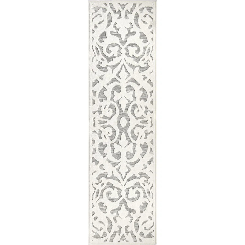 My Texas House by Orian Indoor/Outdoor Lady Bird Natural Gray Area Rug | Wayfair North America