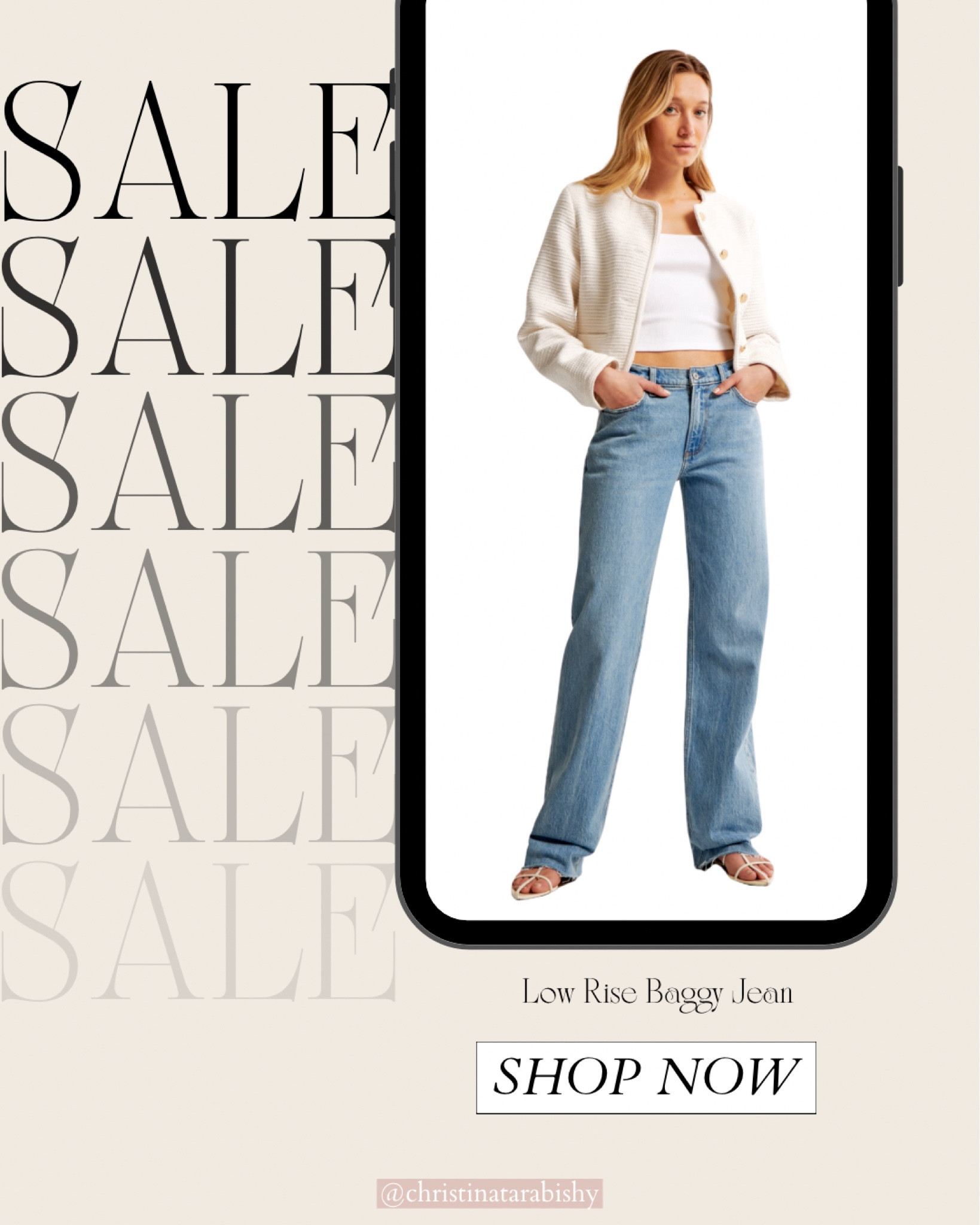 The Abercrombie Semi-Annual Denim Sale! 25% off all denim and 15% off almost everything else! 

Plus use the code DENIMAF at checkout for an additional 15% off that can be stacked with the 25% off!

#LTKMostLoved #LTKstyletip #LTKsalealert