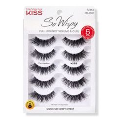 Kiss So Wispy Blowout Lash Multipack, Pompadour | Ulta Beauty | Ulta