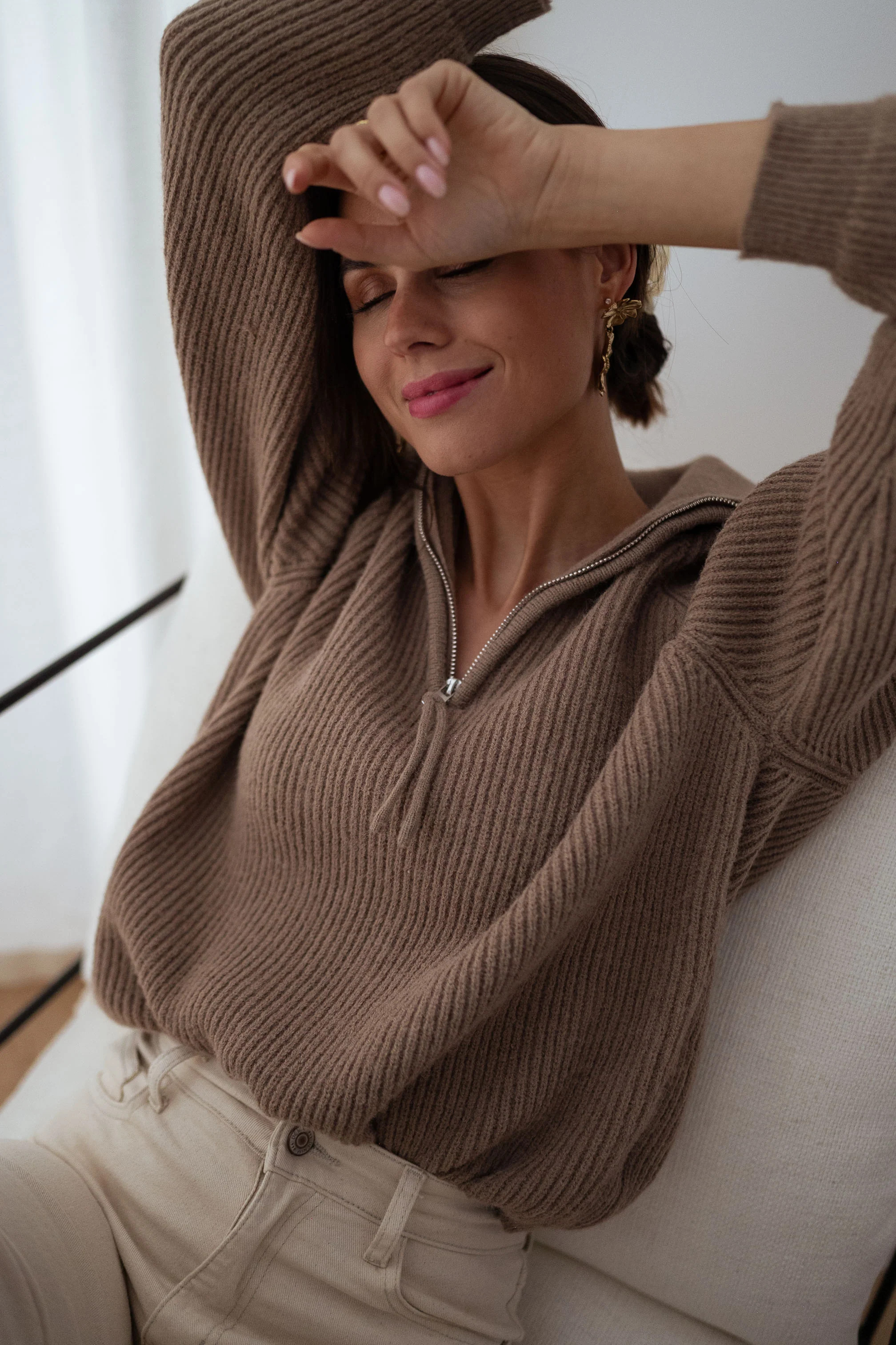 Taupe Eddy Sweater | Easy Clothes