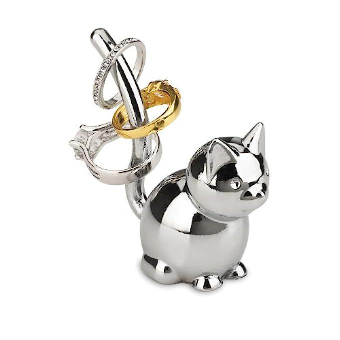 Umbra Zoola Cat Ring Holder, Chrome | Amazon (US)