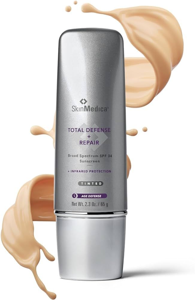 SkinMedica Total Defense + Repair SPF 34 Tinted Sunscreen for Face. This Lightweight, Facial Suns... | Amazon (US)