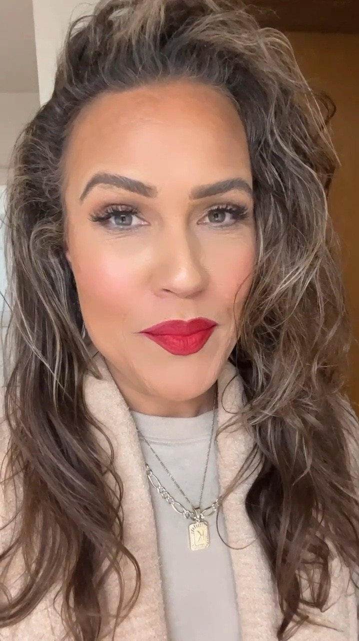 New red lipstick in my makeup bag! I love this gorgeous red for a pop of color. I am usually a neutral lip girl but I love red for date night, holidays or a special occasion. This beautiful red lipstick goes on as a liquid and dries as a matte. It stays put like perfection! Would be perfect to wear to parties this holiday season! Holiday makeup, Christmas red lipstick, #LaidbackLuxeLife

Shade: ‘Feels So Grand’

Hey Beautiful! Feel free to comment on this post if you have any questions! 🫶🏽

Follow me for more fashion finds, beauty faves, lifestyle, home decor, sales and more! So glad you’re here!! XO, Karma

#LTKHoliday #LTKBeauty #LTKFindsUnder50