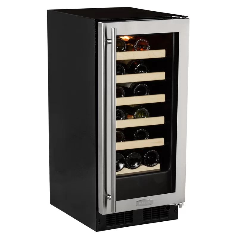 23 Bottle Single Zone Built-In Wine Refrigerator | Wayfair North America