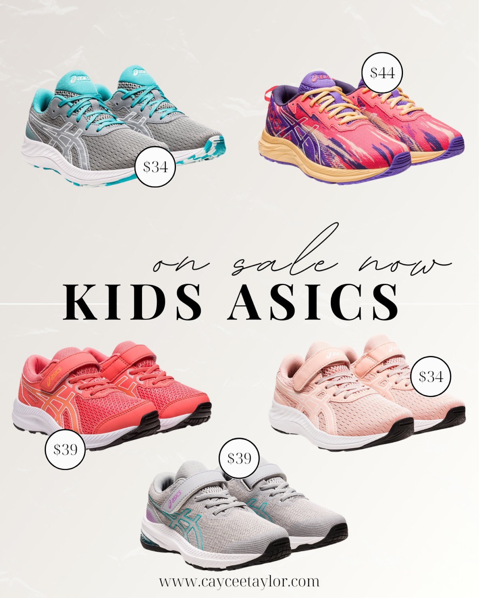 Kids asics outlet sale