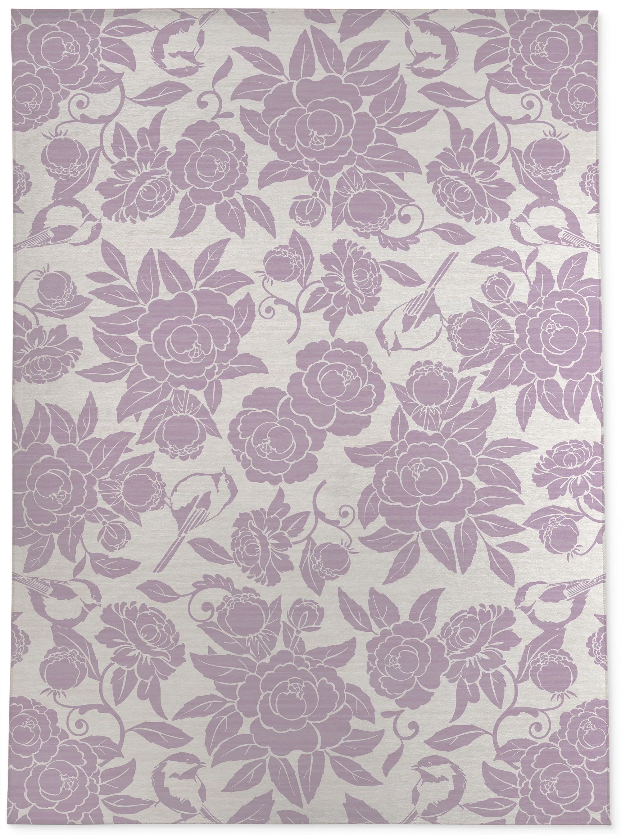 My Little Chickadee Lavender Area Rug by Kavka Designs - Walmart.com | Walmart (US)