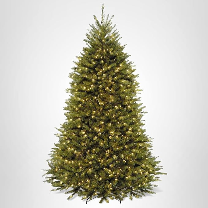 National Tree Company 9ft Pre-Lit Dunhill Fir Artificial Christmas Tree | Amazon (US)