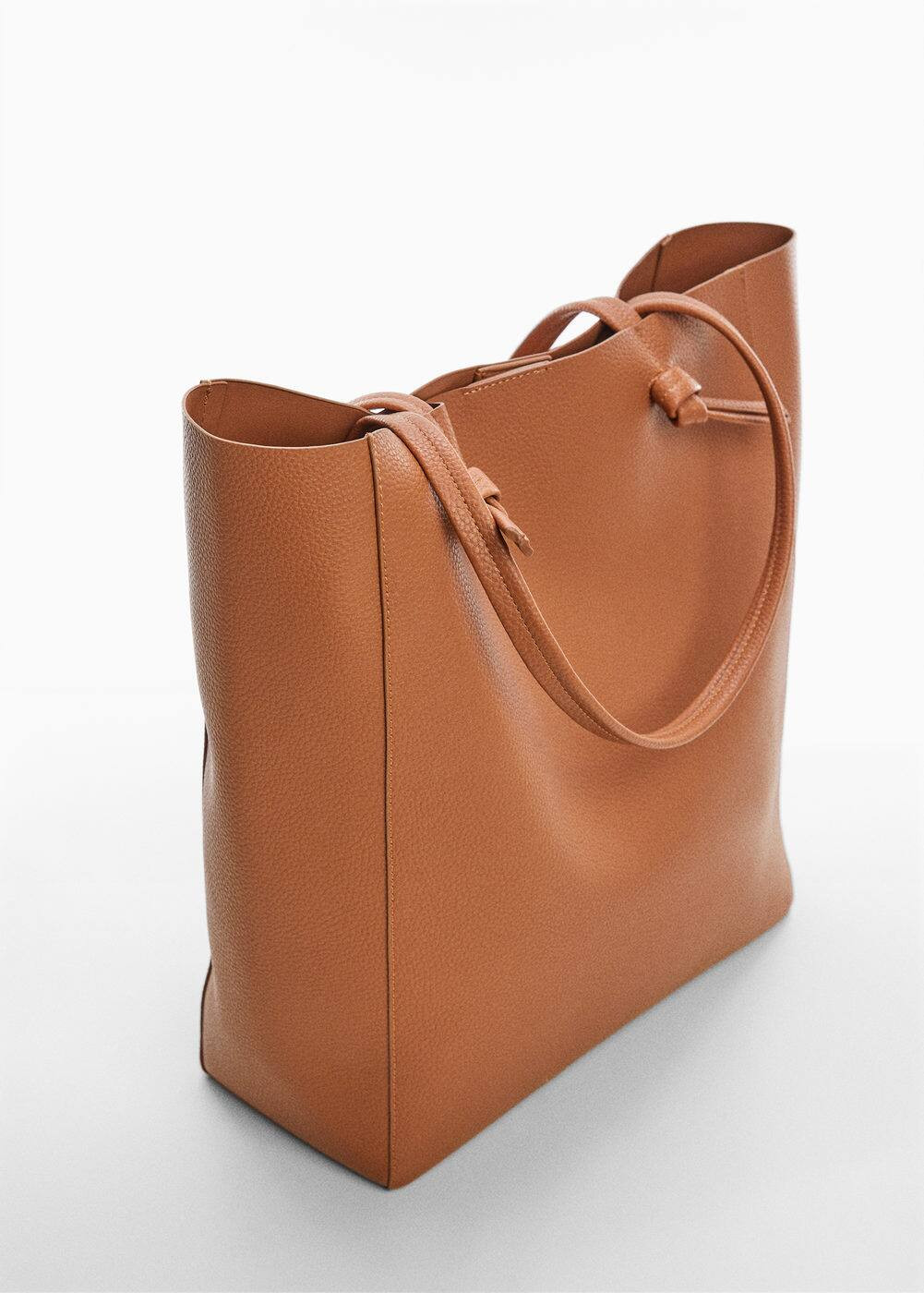 Knot handle shopper bag | MANGO (UK)