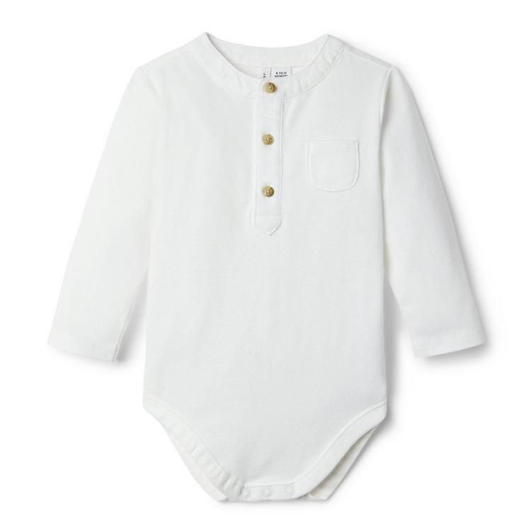 Baby Henley Bodysuit | Janie and Jack