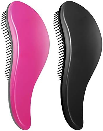 THETIS Homes 2-PACK Detangler Brush, Detangling Hair Comb, No Pain Tangle Free Hair Brush for Adu... | Amazon (US)