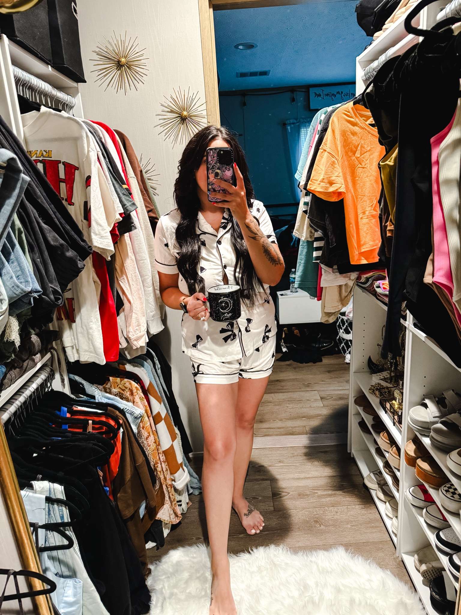 The cutest pajama set ever! 

Coquette 
Pajamas 
Women’s pajamas 
Loungewear 
Lounge set 

#LTKFindsUnder50 #LTKMidsize #LTKStyleTip