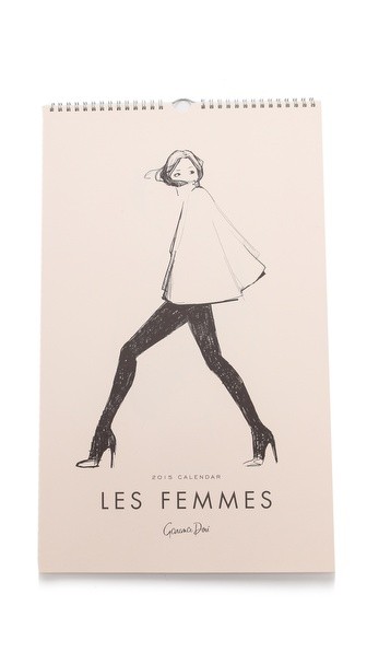 Rifle Paper Co Garance Dore Collection 2015 Les Femmes Calendar - Multi | Shopbop