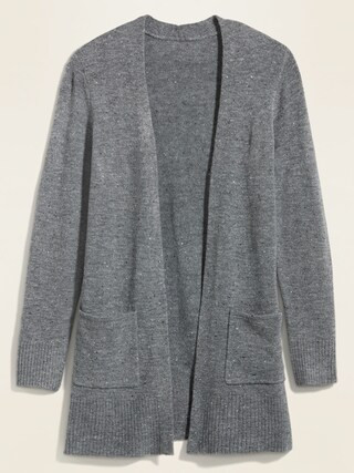 Cozy Long-Line Open-Front Sweater for Women | Old Navy (US)